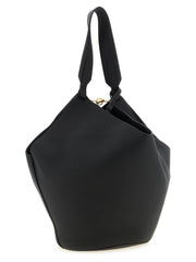 Khaite Black Calfskin Tote Bag