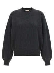 Khaite Gray Cashmere Cardigan