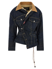 Dsquared² Blue Cotton Denim Jacket