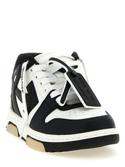 Off-White Bicolor Calfskin Low Top Sneakers