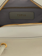 Furla Gray Calfskin Handbag