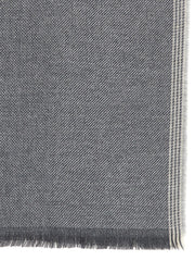 Brunello Cucinelli Gray Wool Scarf