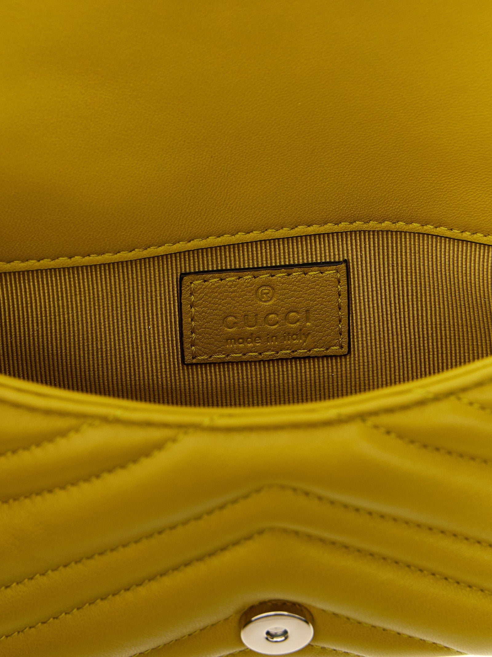 Gucci Bicolor Lamb Leather Shoulder Bag