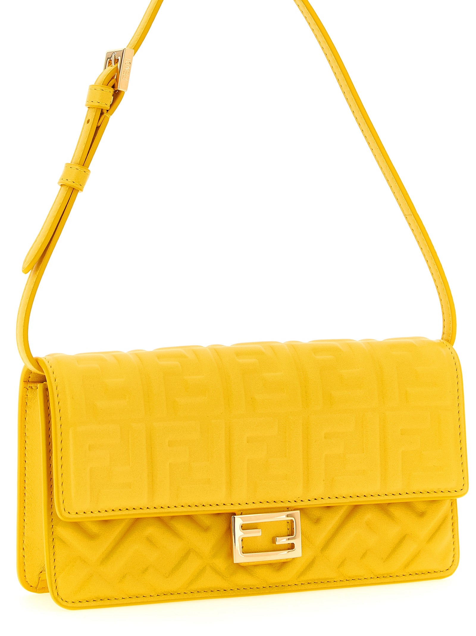 Fendi Bicolor Lamb Leather Cardholder