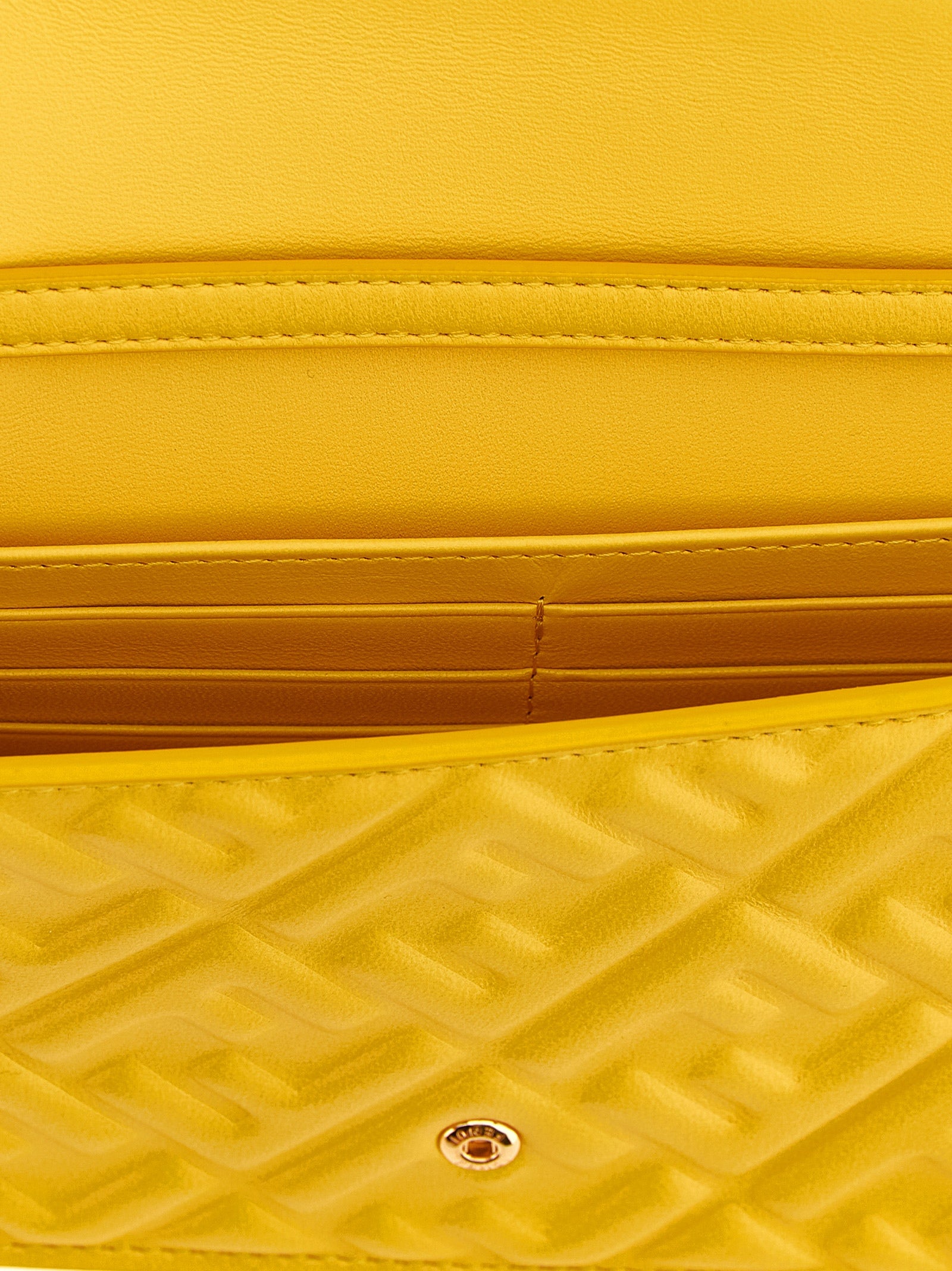Fendi Bicolor Lamb Leather Cardholder