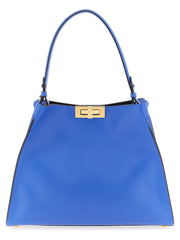 Fendi Blue Calfskin Handbag