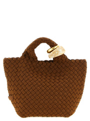 NAGHEDI Brown Nylon Handbag