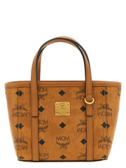 MCM Brown Polyethylene Tote Bag