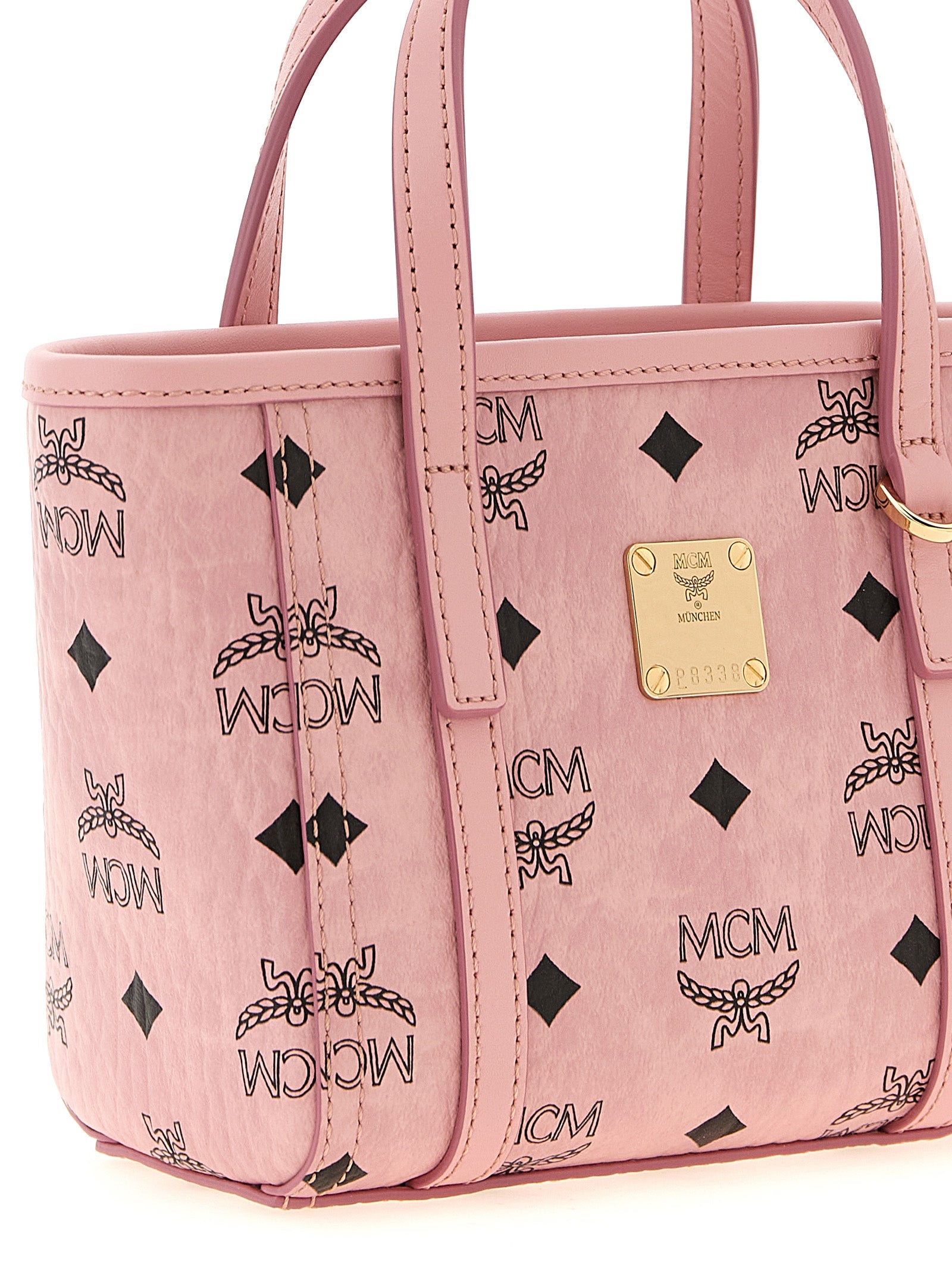 MCM Multicolor Polyethylene Tote Bag