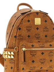 MCM Brown Polyethylene Backpack