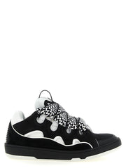 Lanvin Bicolor Calfskin Chunky Sneakers