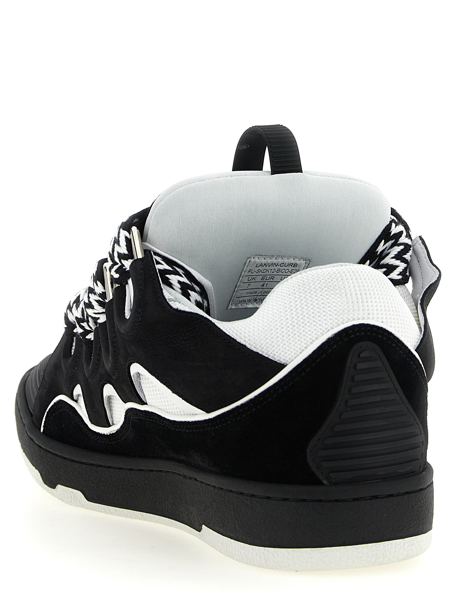 Lanvin Bicolor Calfskin Chunky Sneakers