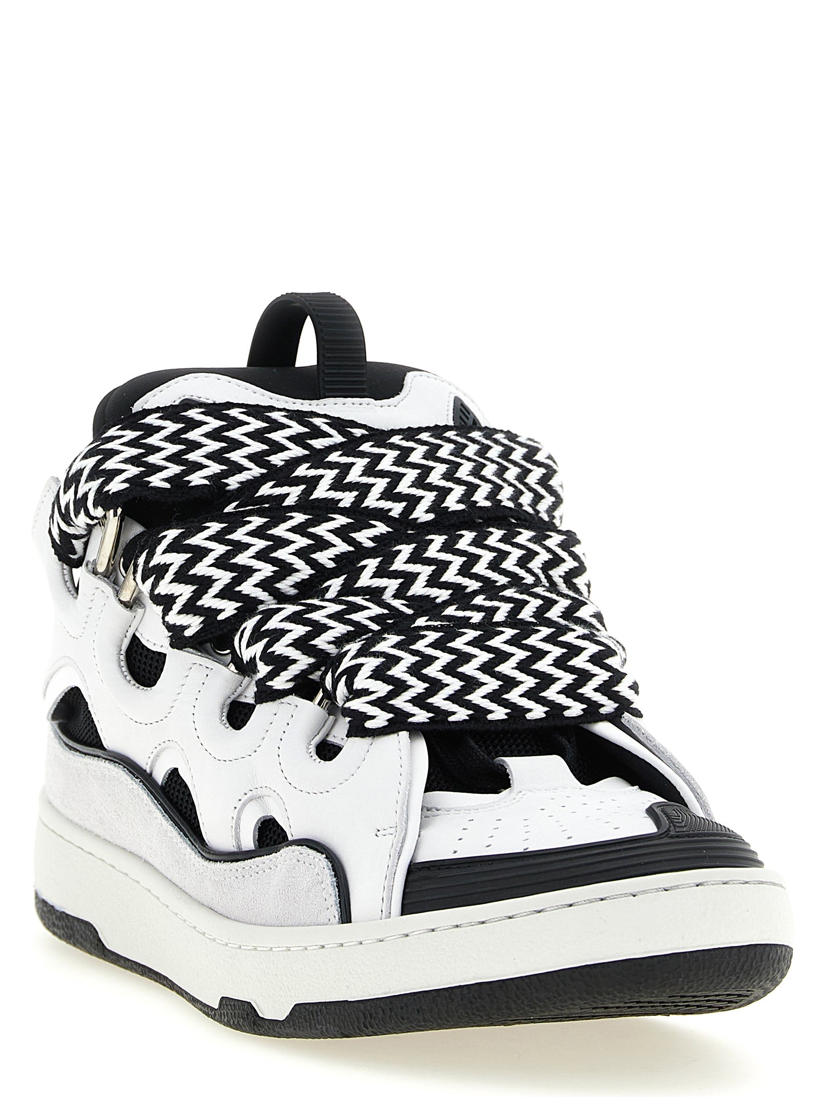 Lanvin Bicolor Calfskin Chunky Sneakers