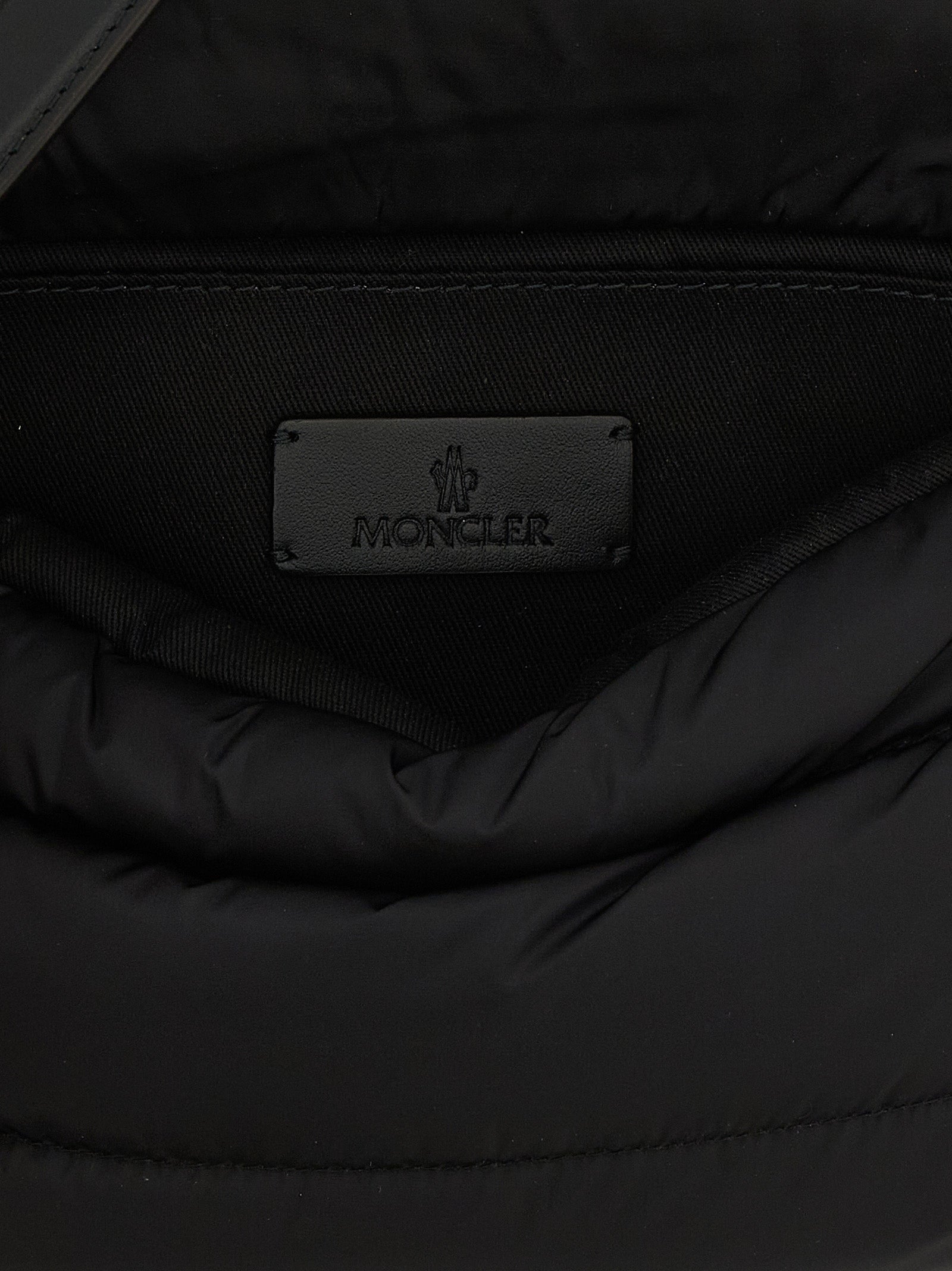 Moncler Black Polyamide Shoulder Bag