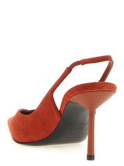 LE SILLA Blue Lambskin High Heel Pumps