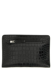 Tom Ford Black Calfskin Clutch Bag
