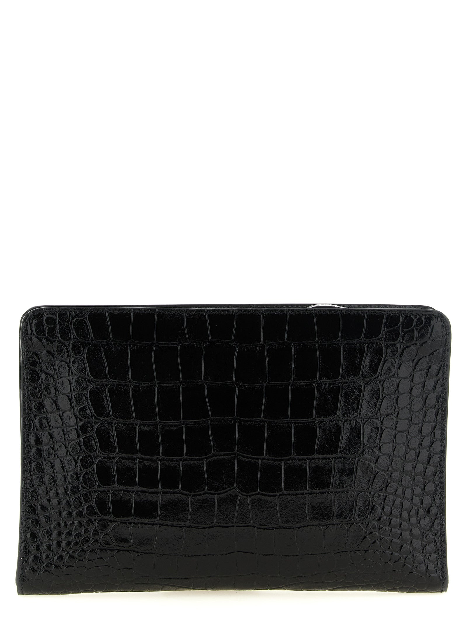 Tom Ford Black Calfskin Clutch Bag