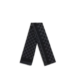 Gucci Black Wool Oves Aries Scarf