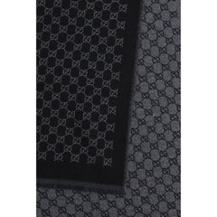 Gucci Black Wool Oves Aries Scarf