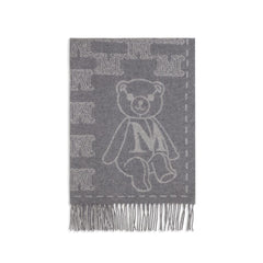 Max Mara Gray Cashmere Scarf