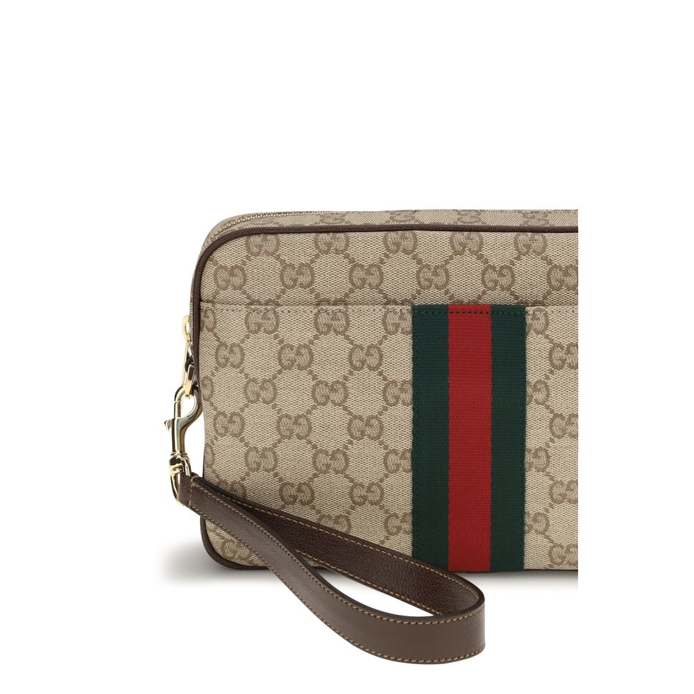 Gucci Beige Fabric Shoulder Bag