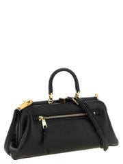 Dolce & Gabbana Black Lamb Leather Handbag