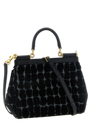 Dolce & Gabbana Black Cotton Handbag