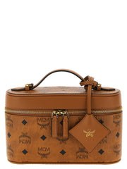 MCM brown polyethylene crossbody bag
