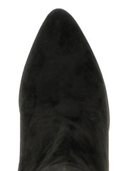 Christian Louboutin Black Calfskin Over The Knee