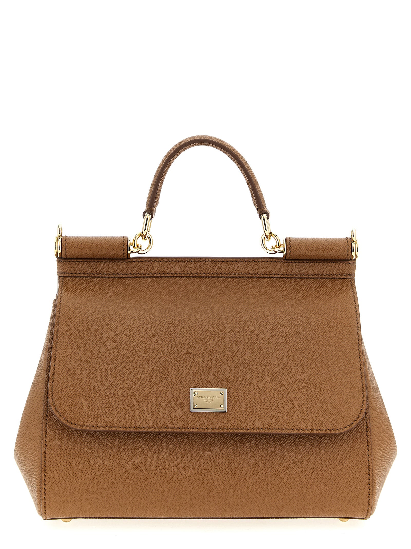 Dolce & Gabbana Brown Calfskin Handbag
