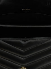 Saint Laurent Black Lamb Leather Shoulder Bag