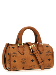 MCM Brown Polyethylene Handbag