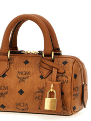 MCM Brown Polyethylene Handbag
