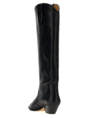Isabel Marant Black Calfskin Chelsea Boots