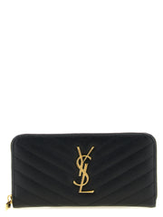 Saint Laurent Black Calfskin Cardholder