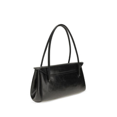 Marni Black Calf Leather Bos Taurus Shoulder Bag