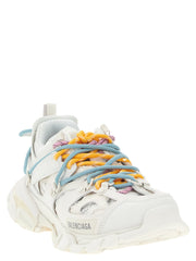 Balenciaga White Polyethylene Athletic Sneakers