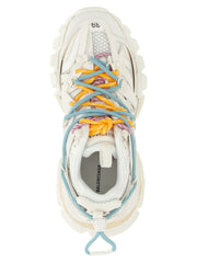 Balenciaga White Polyethylene Athletic Sneakers