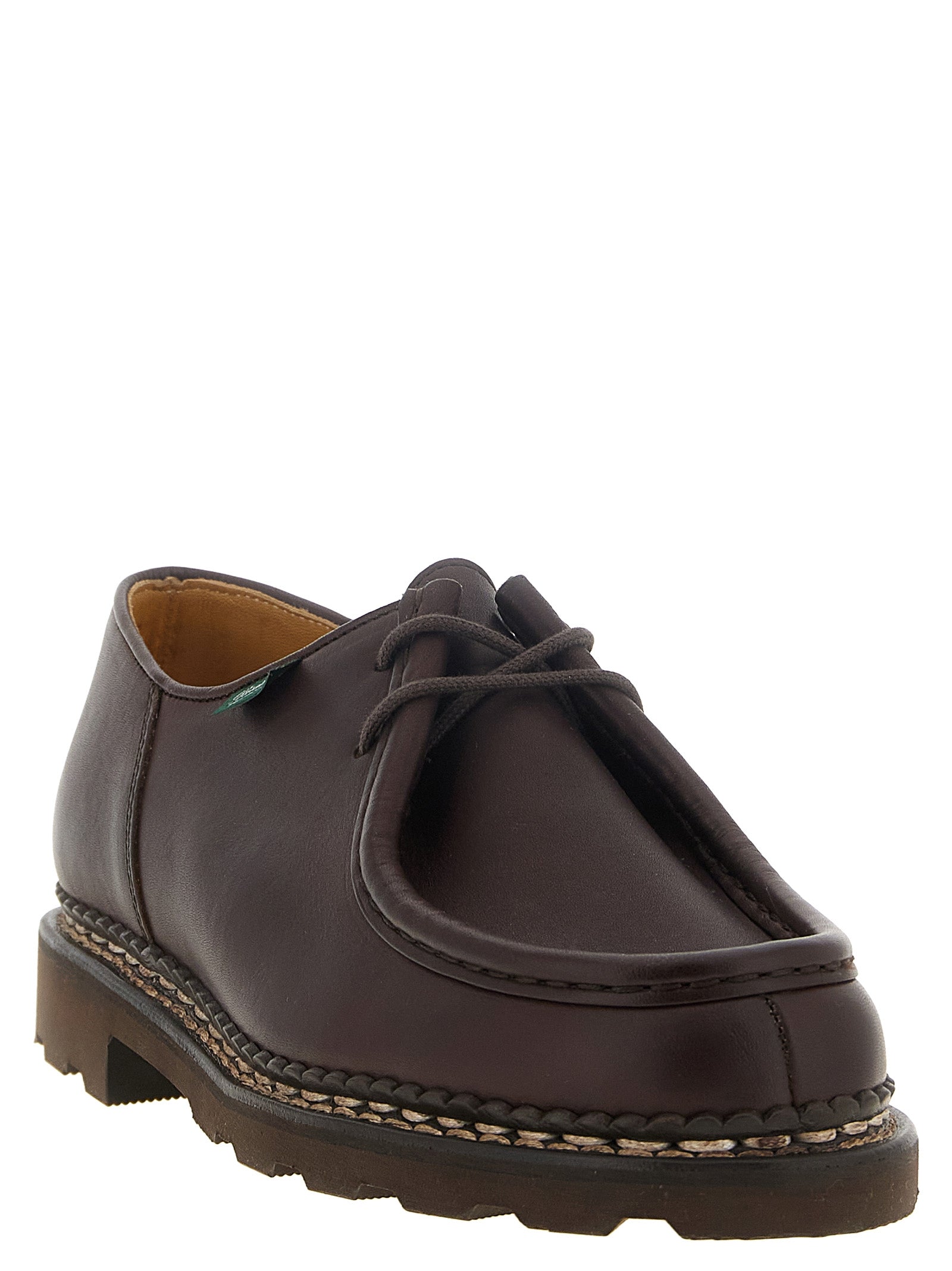 PARABOOT Brown Calfskin Oxfords And Derbies