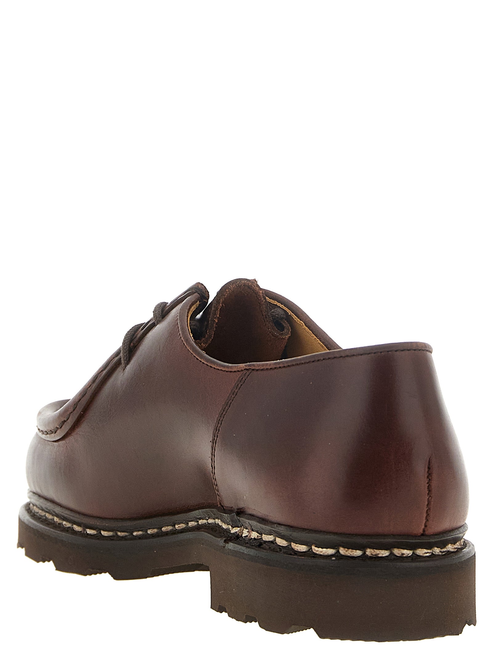 PARABOOT Brown Calfskin Oxfords And Derbies