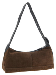 Ami Paris Brown Cowhide Crossbody Bag
