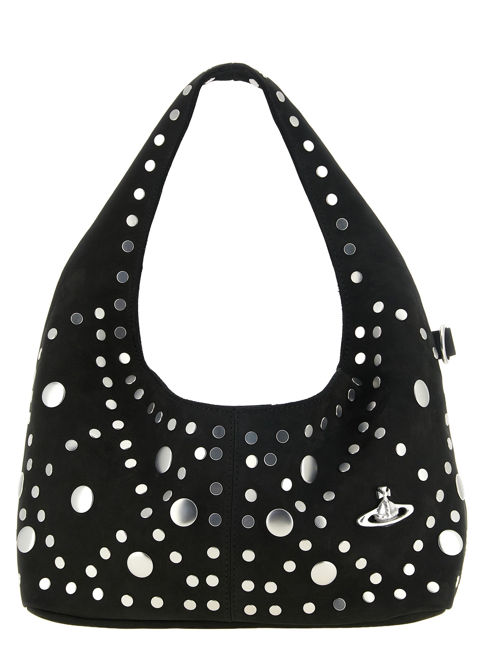 Vivienne Westwood Black Cowhide Shoulder Bag