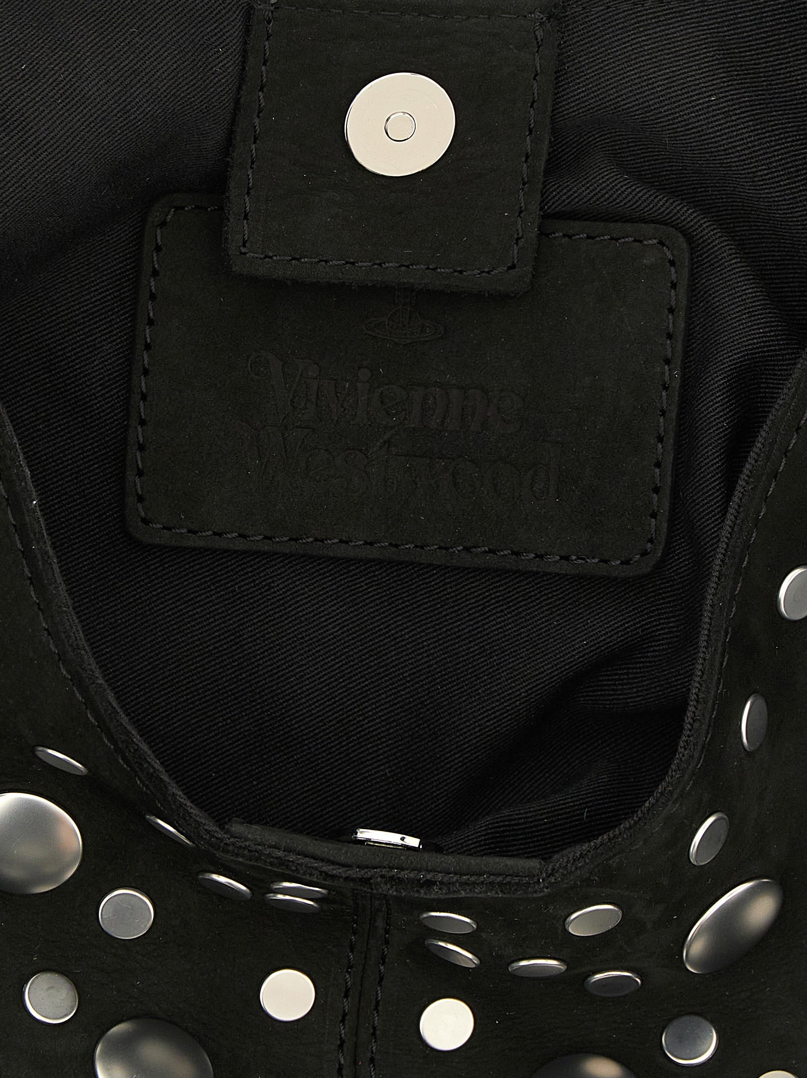 Vivienne Westwood Black Cowhide Shoulder Bag