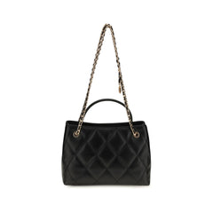 Tory Burch Black Calf Leather Bos Taurus Shoulder Bag