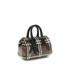 Burberry Brown Cotton Shoulder Bag