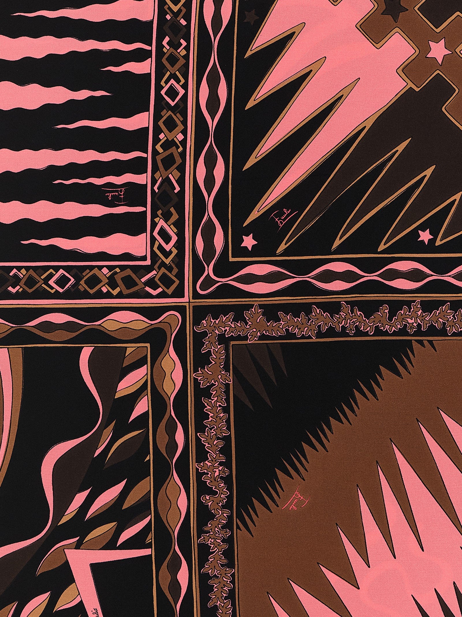 Emilio Pucci Multicolor Silk Scarf