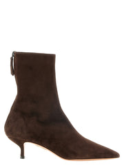 Aquazzura Brown Calfskin Ankle Boots