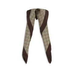 Gucci Beige Silk Foulard