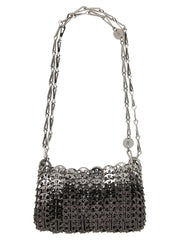 Paco Rabanne Silver Stainless Steel Shoulder Bag
