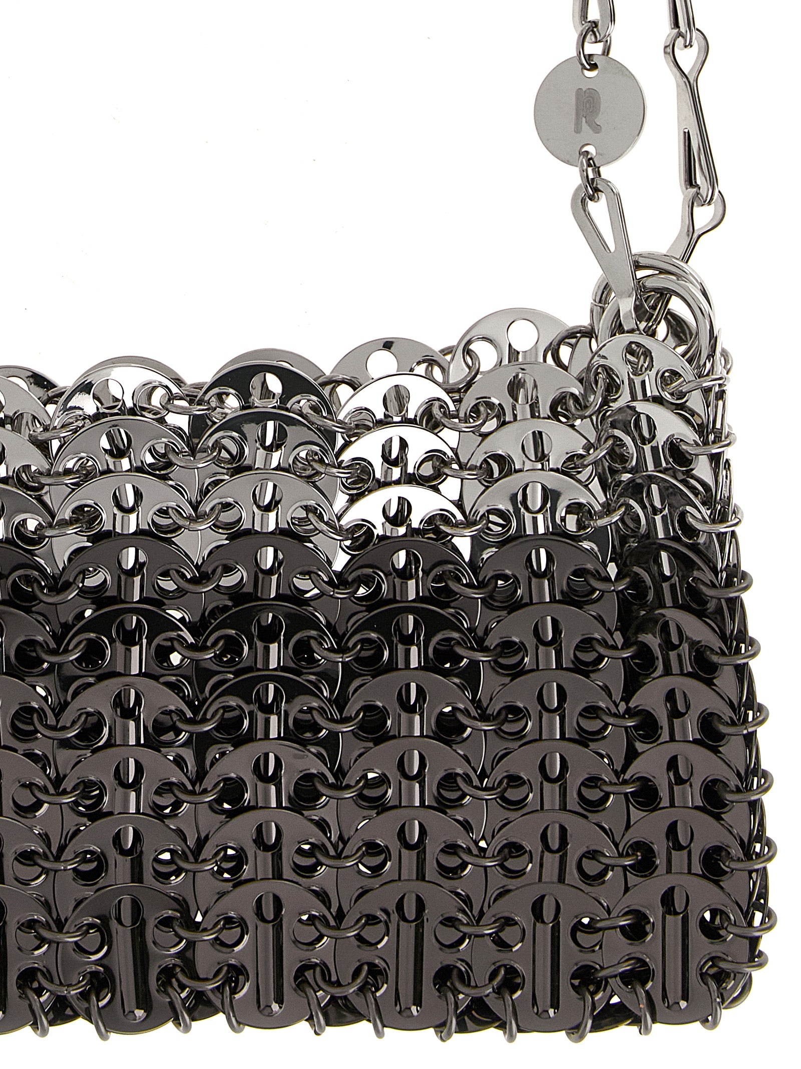 Paco Rabanne Silver Stainless Steel Shoulder Bag